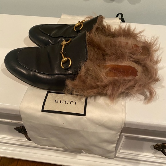 Gucci Shoes - Gucci Mules with Fur